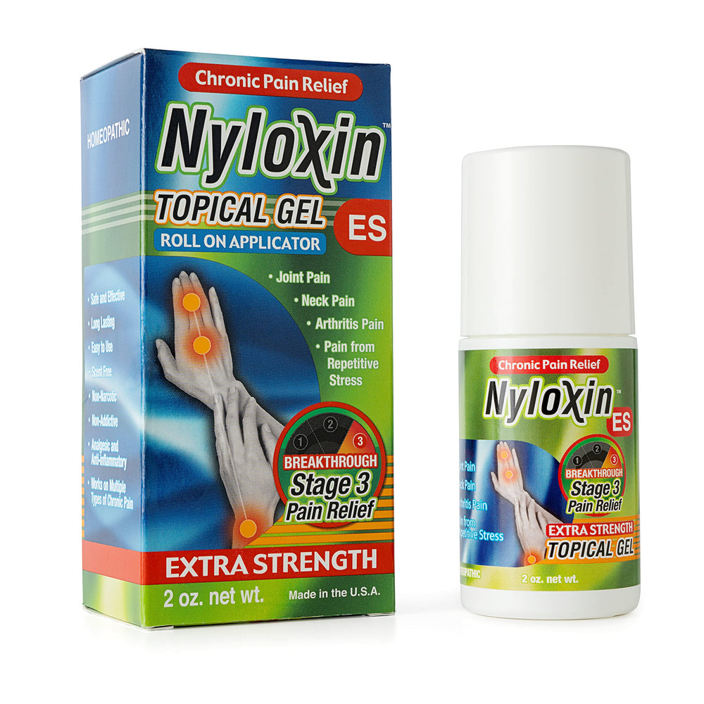 Nyloxin extra strength roll-on bottle application for fast, localized relief