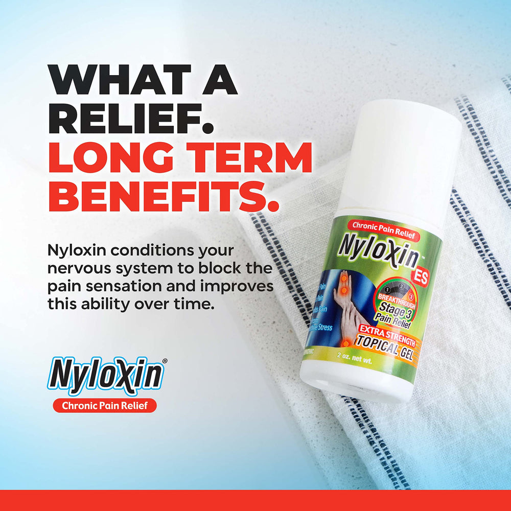Nyloxin muscle pain relief gel for sore muscles after workouts