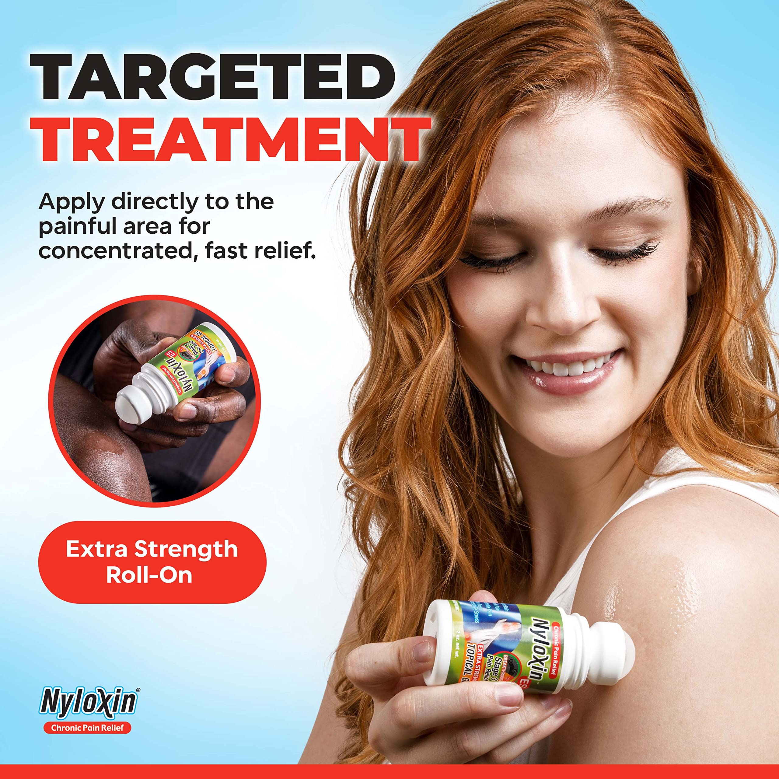 Nyloxin roll-on gel targets nerve and muscle pain for quick comfort