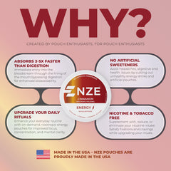 NZE Cinnamon cans stacked, convenient 5-pack option for daily use