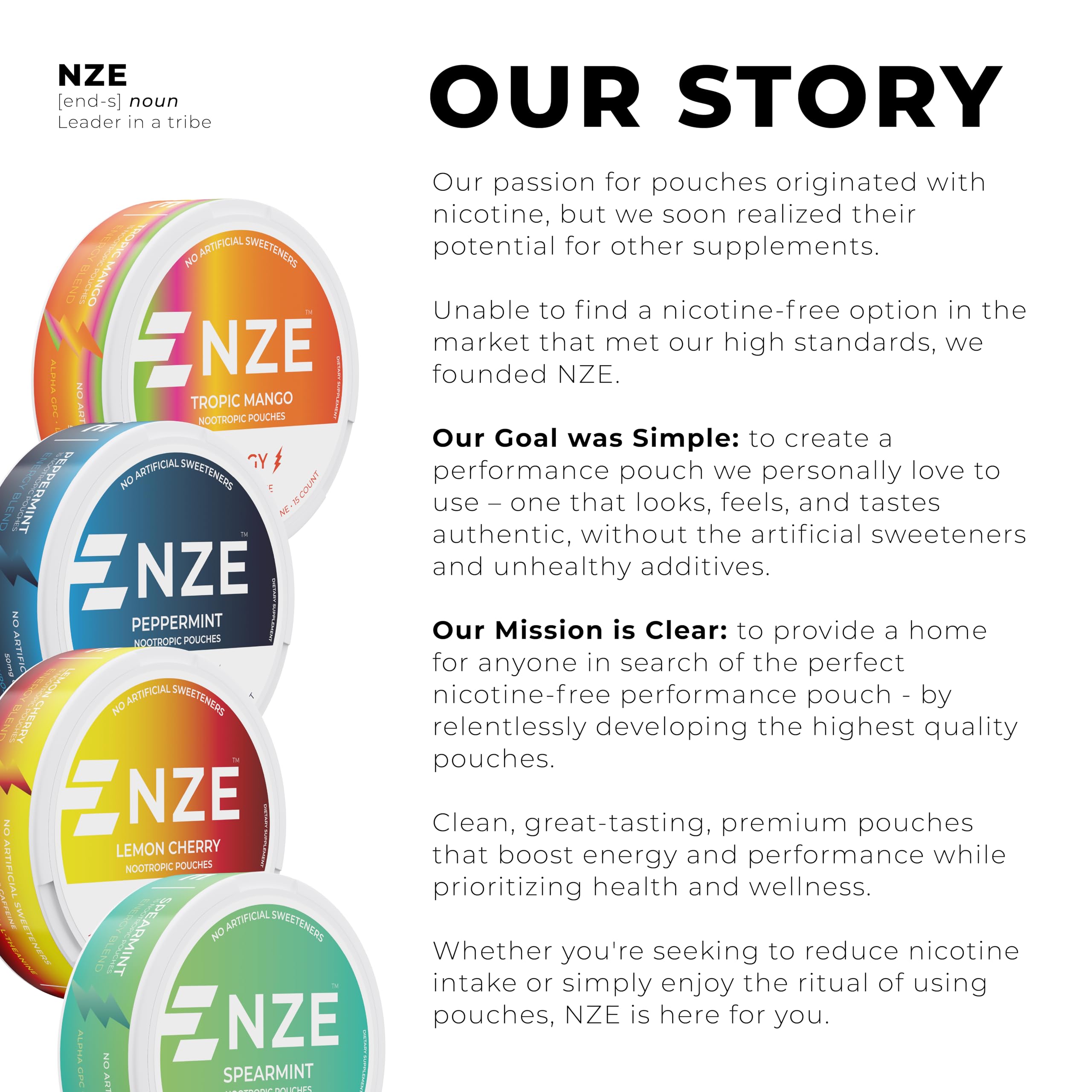 NZE Cinnamon flavor profile close-up conveys warm aroma and clean finish