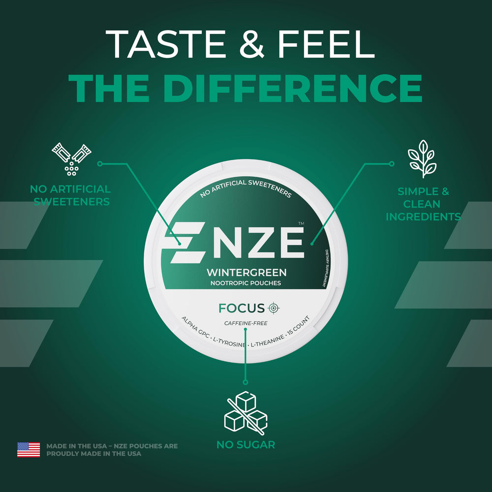 NZE five-pack can arrangement highlighting value and convenience.