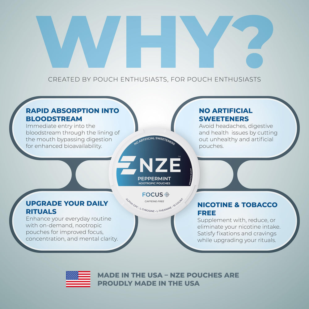 NZE Focus made in USA badge visible indicating quality standards