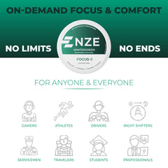 NZE pouch dispensing demo illustrating on-the-go use.