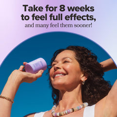 O Positiv MENO capsules closeup: convenient daily-dose capsules for menopause support.