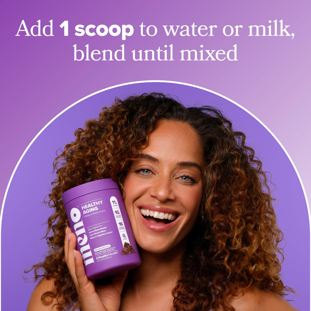 O Positiv MENO collagen-whey blend close-up for complete amino acid profile