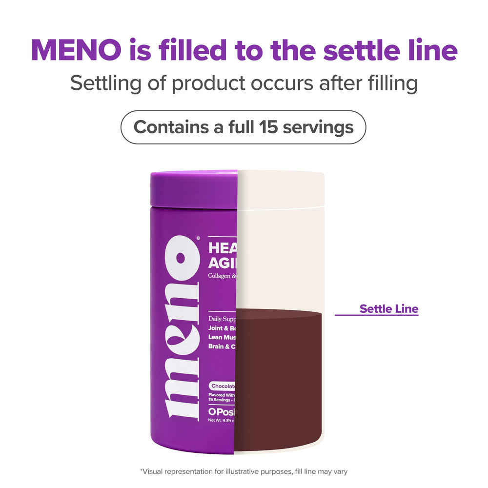 O Positiv MENO gluten-free and sugar-free formula for a clean daily shake
