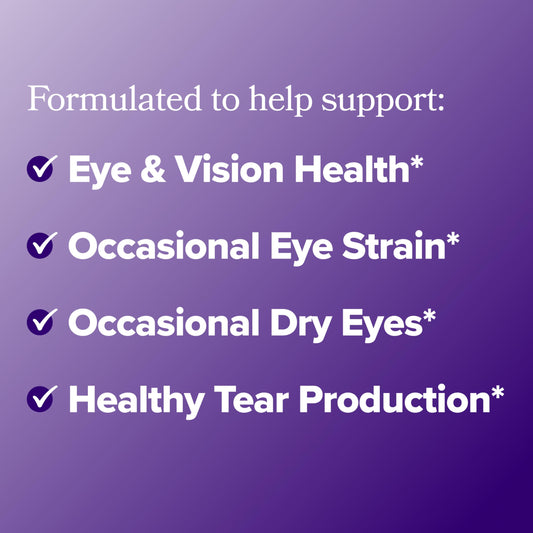 O Positiv MENO Eye Health bottle closeup for on-the-go eye care.