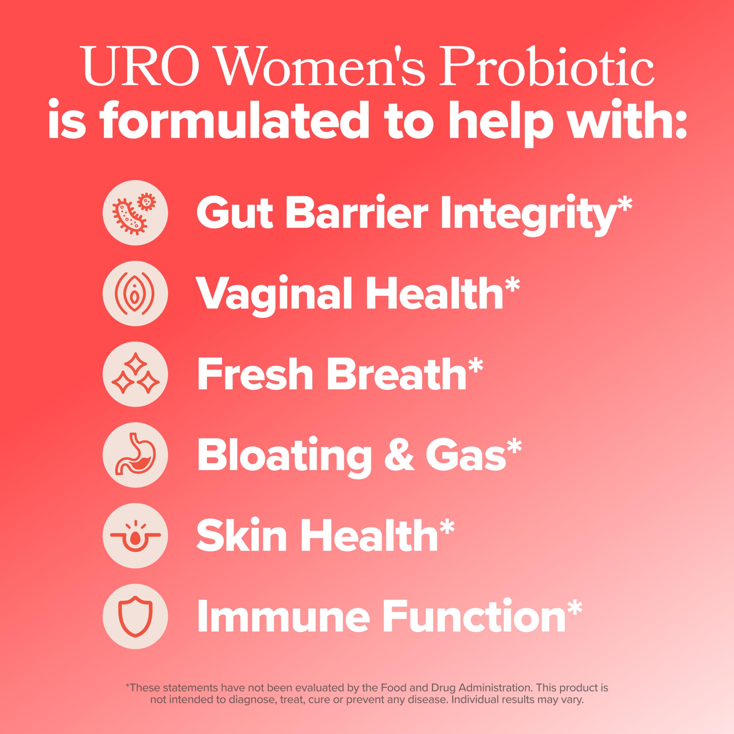 O Positiv URO capsule closeup highlights 20B+ CFUs across 10 strains for daily wellness.