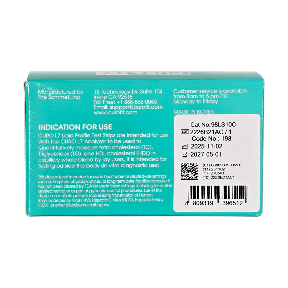 O2 LIFECARE CURO L7 packaging keeps all components organized.