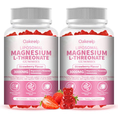 Oakevlp 2-pack gummies bottle front for convenient daily wellness.