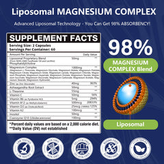 Oakevlp 29-in-1 capsules close-up highlights versatile magnesium blend.