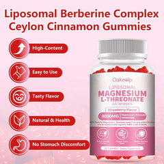 Oakevlp label shows magnesium-threonate ingredients for transparency.