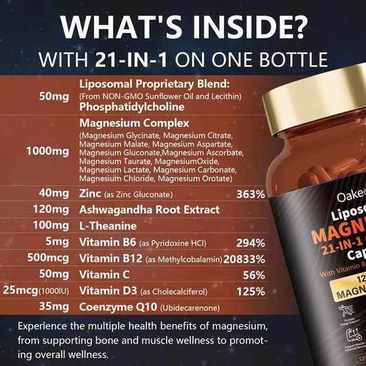 Capsules reveal the 12 magnesium forms designed for balanced daily support