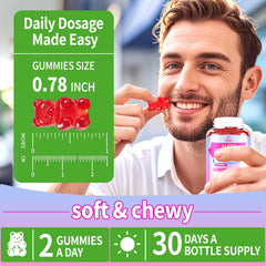 60-count bottle of OALSE Gummies showcases convenient daily support.
