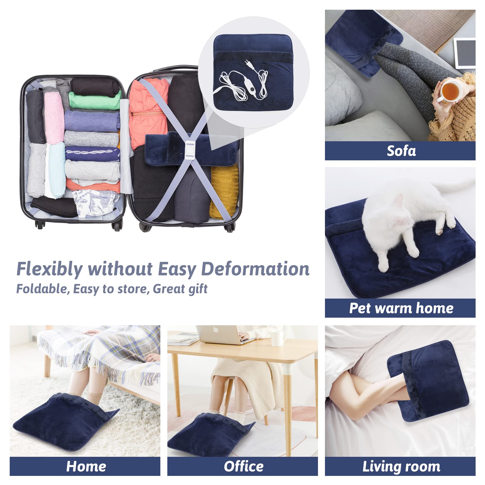 OANUIEM under-desk use shows hands-free comfort during work.