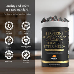 Oasis-Force Berberine Gummies peach flavor close-up inviting taste experience