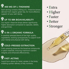 Oasis Force L-Theanine Drops GABA inclusion supports relaxed alertness.