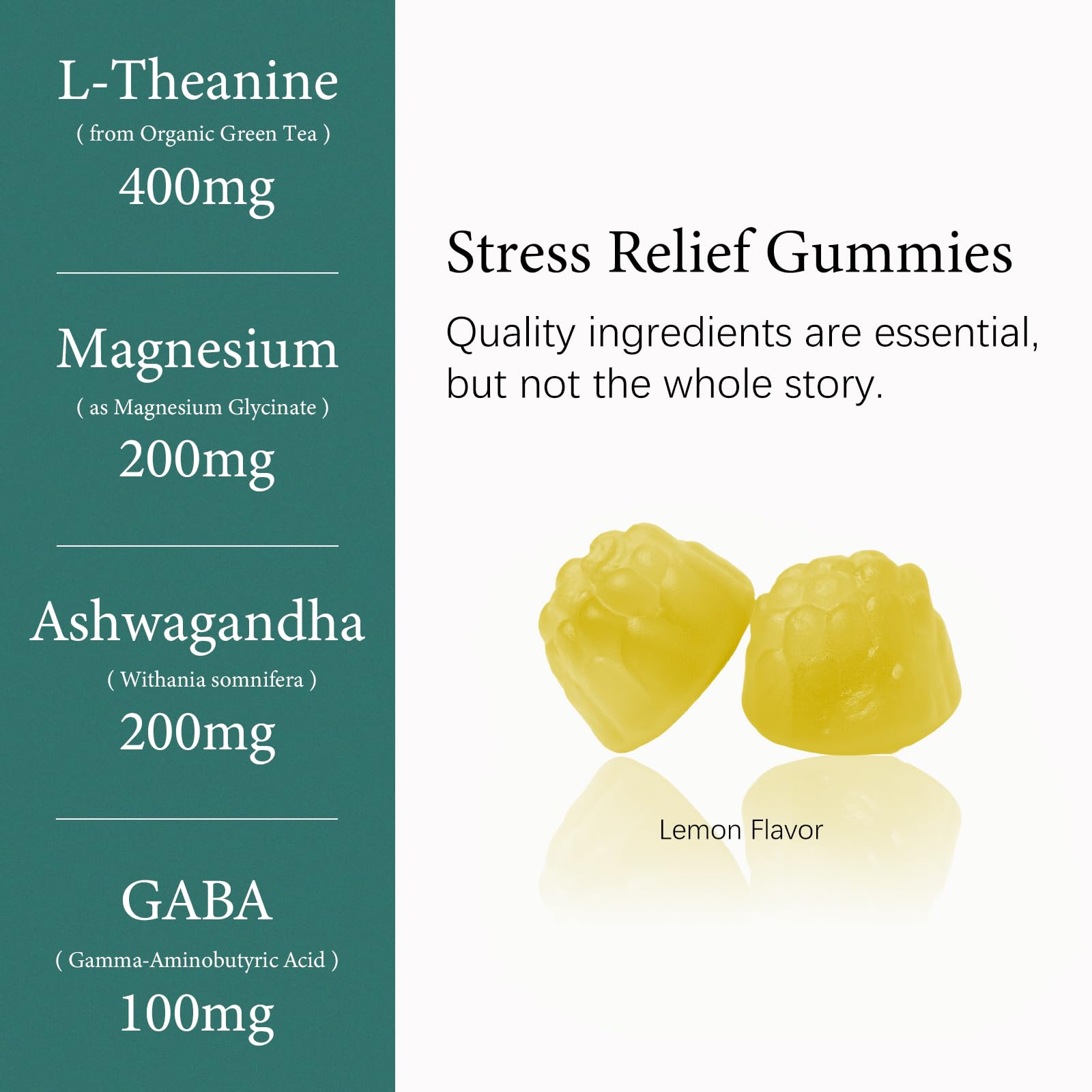 OASIS FORCE L-Theanine Gummies packaging—eco-friendly recyclable outer pack.