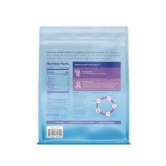 Oath Nutrition Clear Whey bag front shows 18 servings of grass-fed protein.