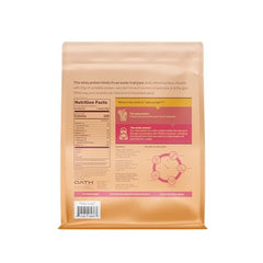 Oath Clear Whey Island Mango sorbet offers a light, protein-rich treat.