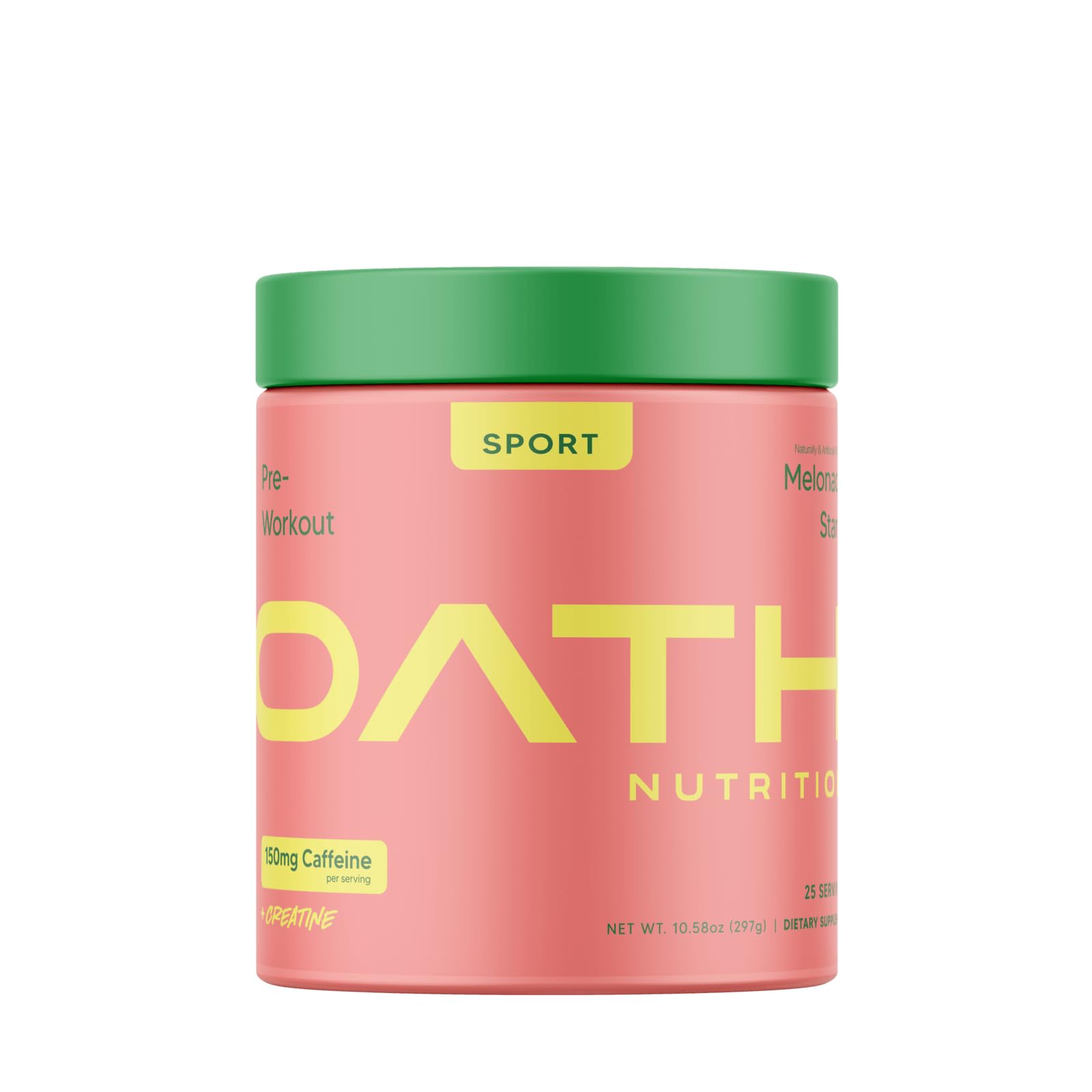 Oath Nutrition Sport Melonade Stand pre-workout bottle ready for an energizing workout