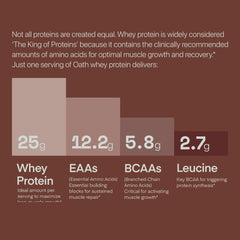 Oath Nutrition Whey Protein Chocolate Brownie yogurt parfait for a protein rich snack.