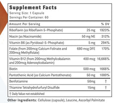 Objective Nutrients ThiActive B Complex packaging USA illustrating USA-made production.