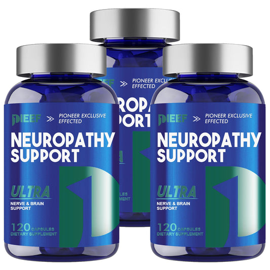 obnobm Nerve Savior bottle front showing 360-capsule supply for daily nerve support