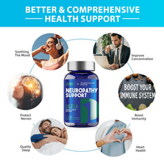 obnobm Nerve Savior hands with bottle illustrating easy daily use