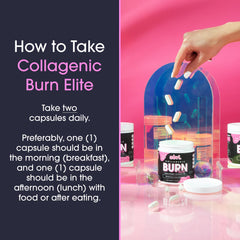 Obvi Burn Elite daily-use setup with morning and noon capsules