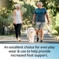 OC9 metatarsal pad adds forefoot support for all-day comfort.