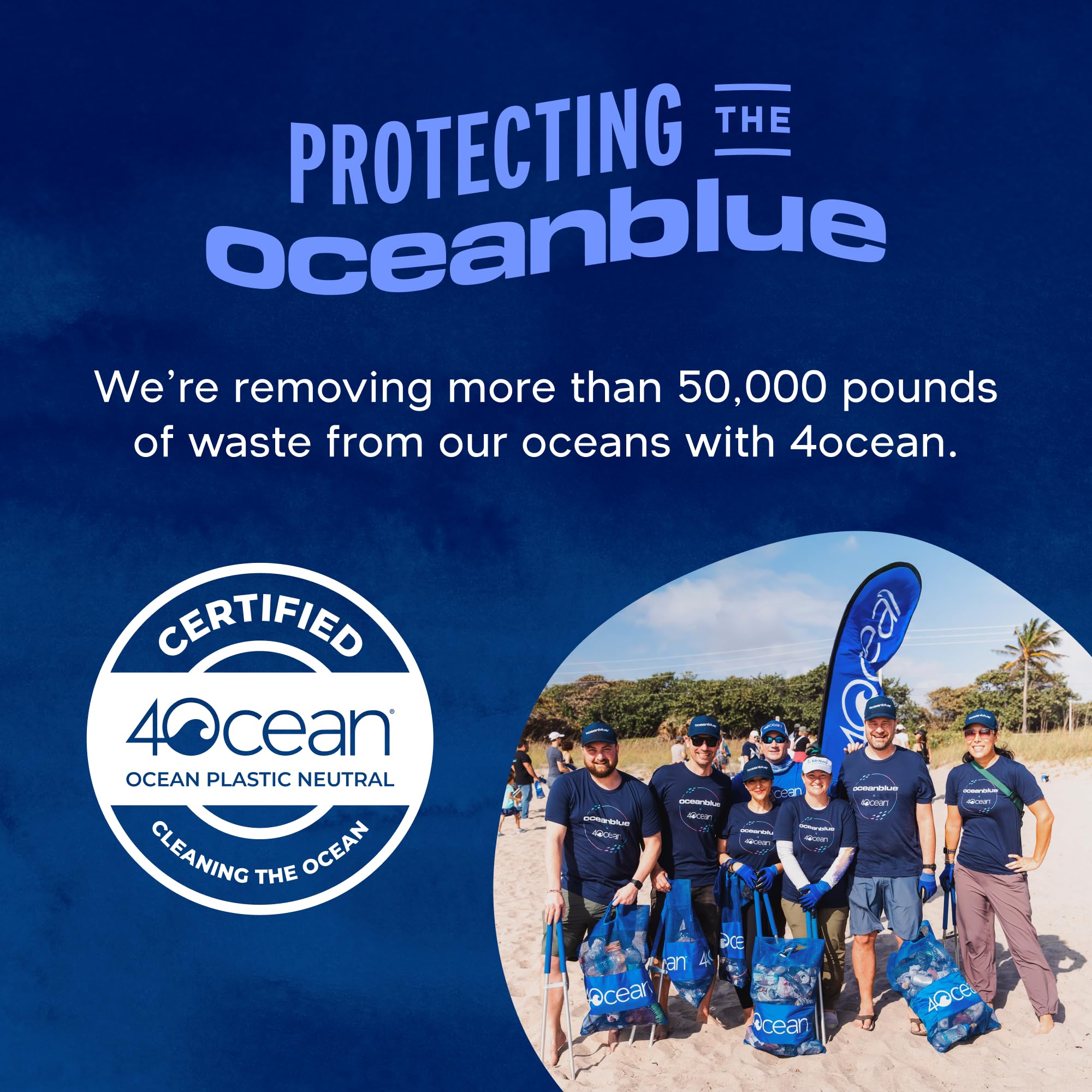 Oceanblue Omega-3 2100mg burpless formulation on packaging.