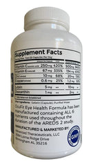 Close-up of OCUFIT capsules, small and easy to swallow for daily use
