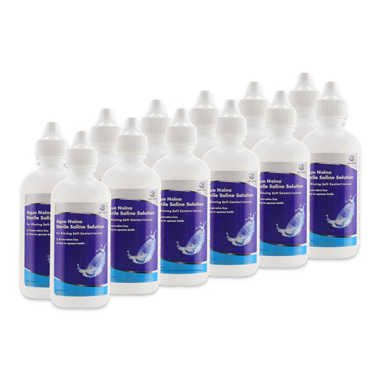 Oculus Curae Aqua Naina Plus tamper-evident seal ensures freshness before use.