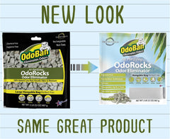 OdoBan OdoRocks 6-pack packaging for convenient odor solution.