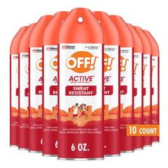 OFF! Active Insect Repellent canister shown outdoors for mosquito protection