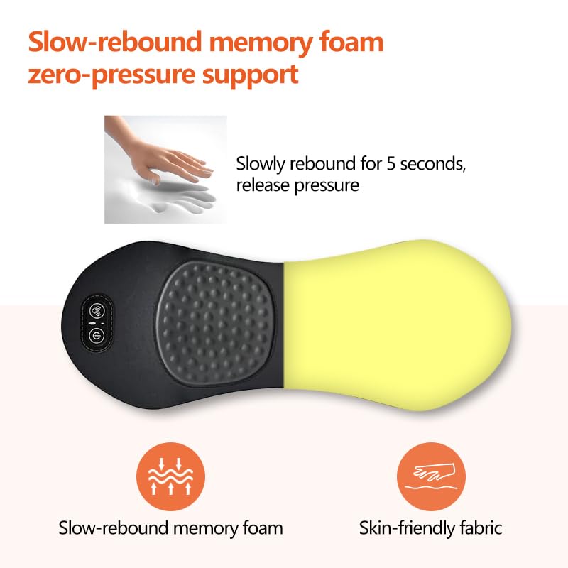 OFXWXTL car-seat use demonstrates portable back massager for commutes