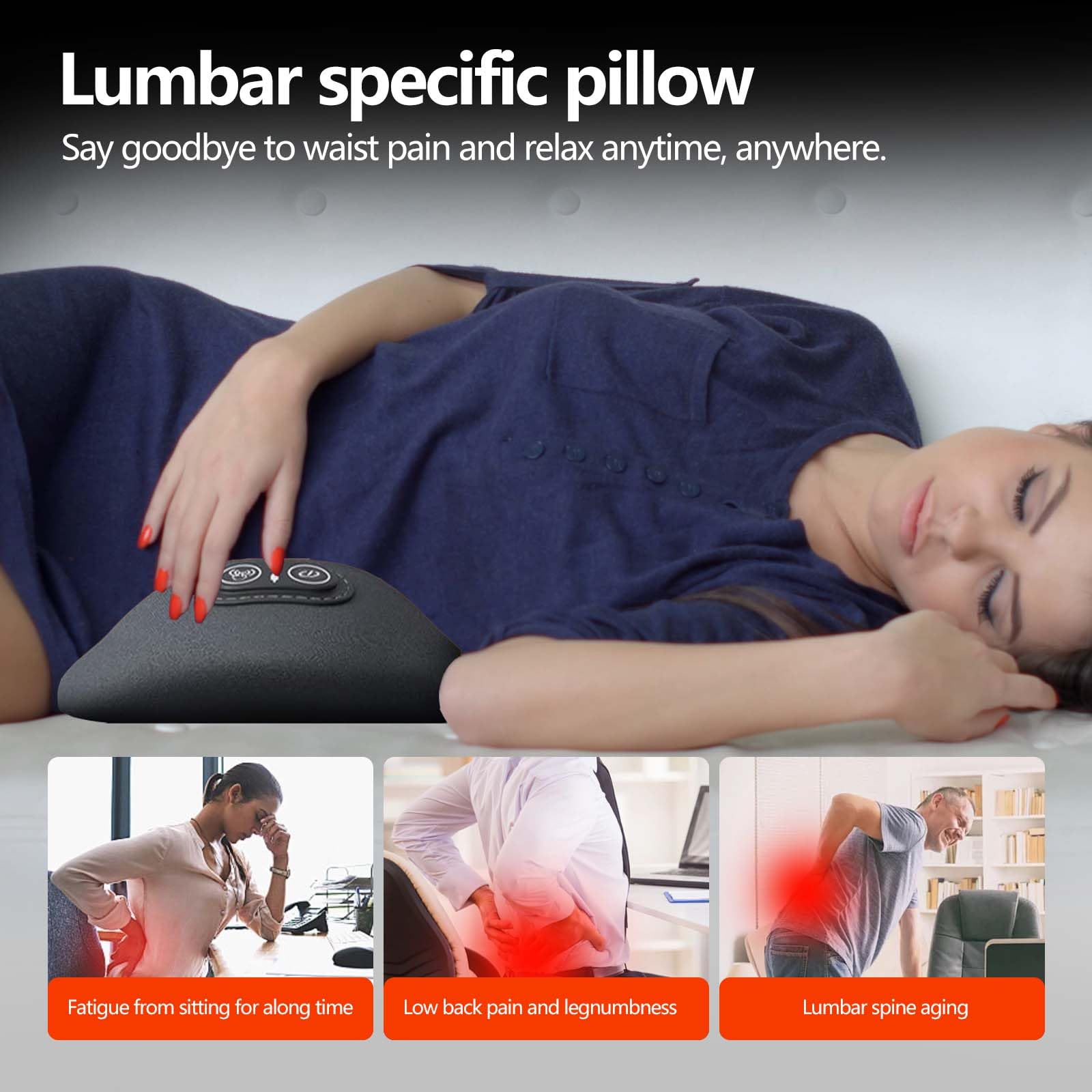 OFXWXTL massager controls showcase six modes for customized back relief