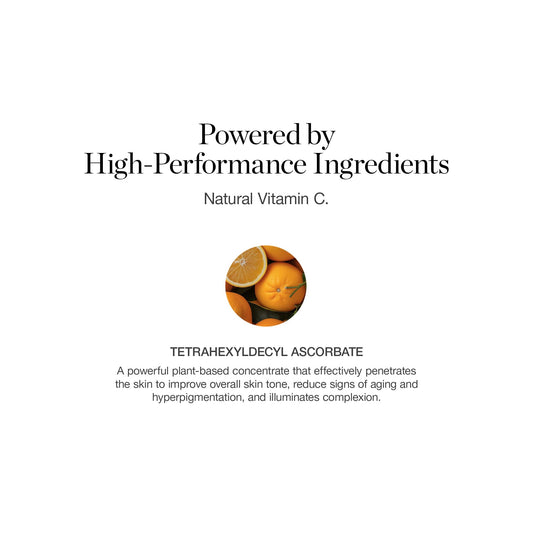 Ogee Vitamin C THDA 20% elixir dropper enables precise even-toned application.