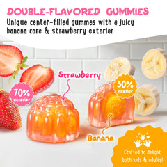 OH MY CHEWY gummies double-flavor shot appealing to kids and teens