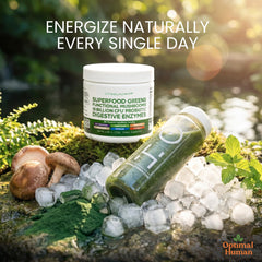 O H Optimal Human non-gmo-label highlights quality standards for clean, transparent nutrition.