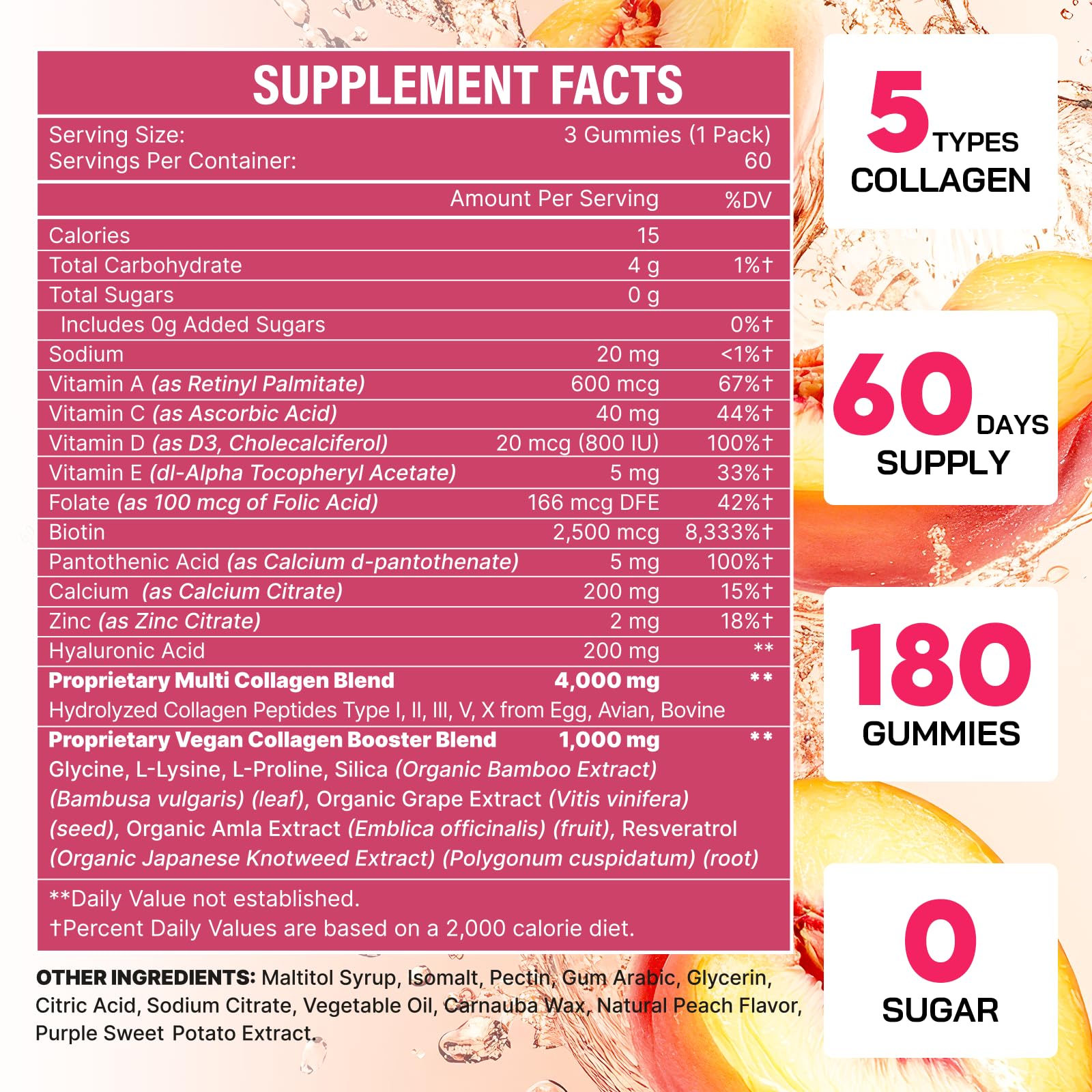 OHaboth collagen gummies jar closeup highlights chewy texture for busy mornings.