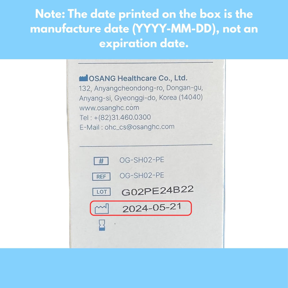 OHC GluNEO date labeling helps proper storage and usage