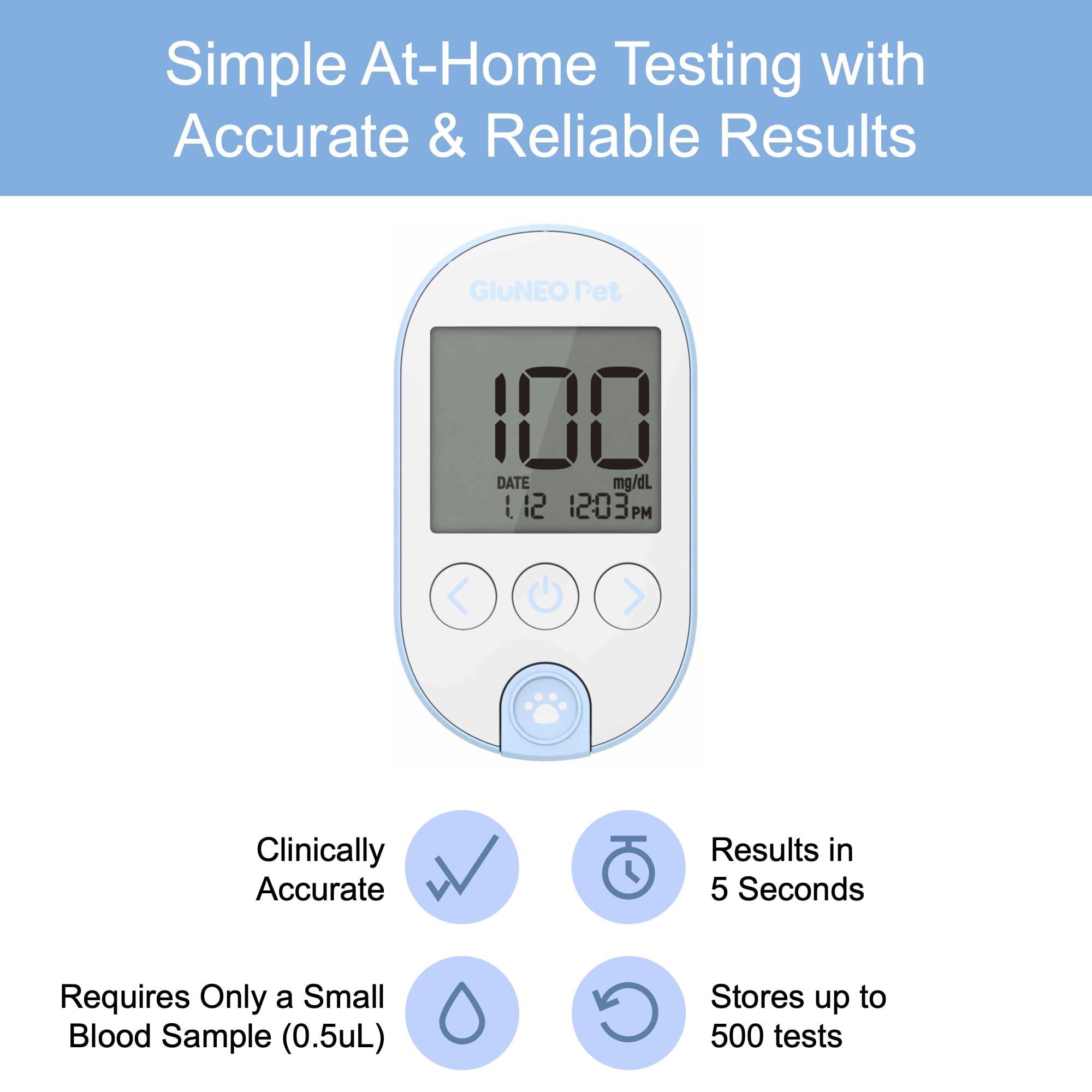 OHC GluNEO lancing device for gentle, swift sample collection