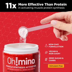 Oh!mino BCAAs + EAAs tropical shaker ready for on-the-go hydration