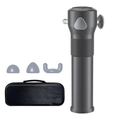 OIey deep tissue massage gun with seven heads and case for complete recovery.