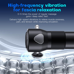 OIey massage gun aluminum body shown for durable, professional-grade relief.