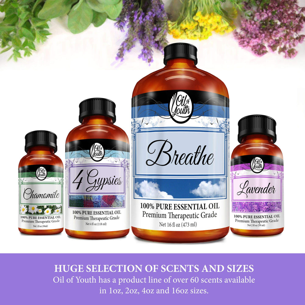 Oil of Youth peppermint skin-care blend diluted safely on skin.