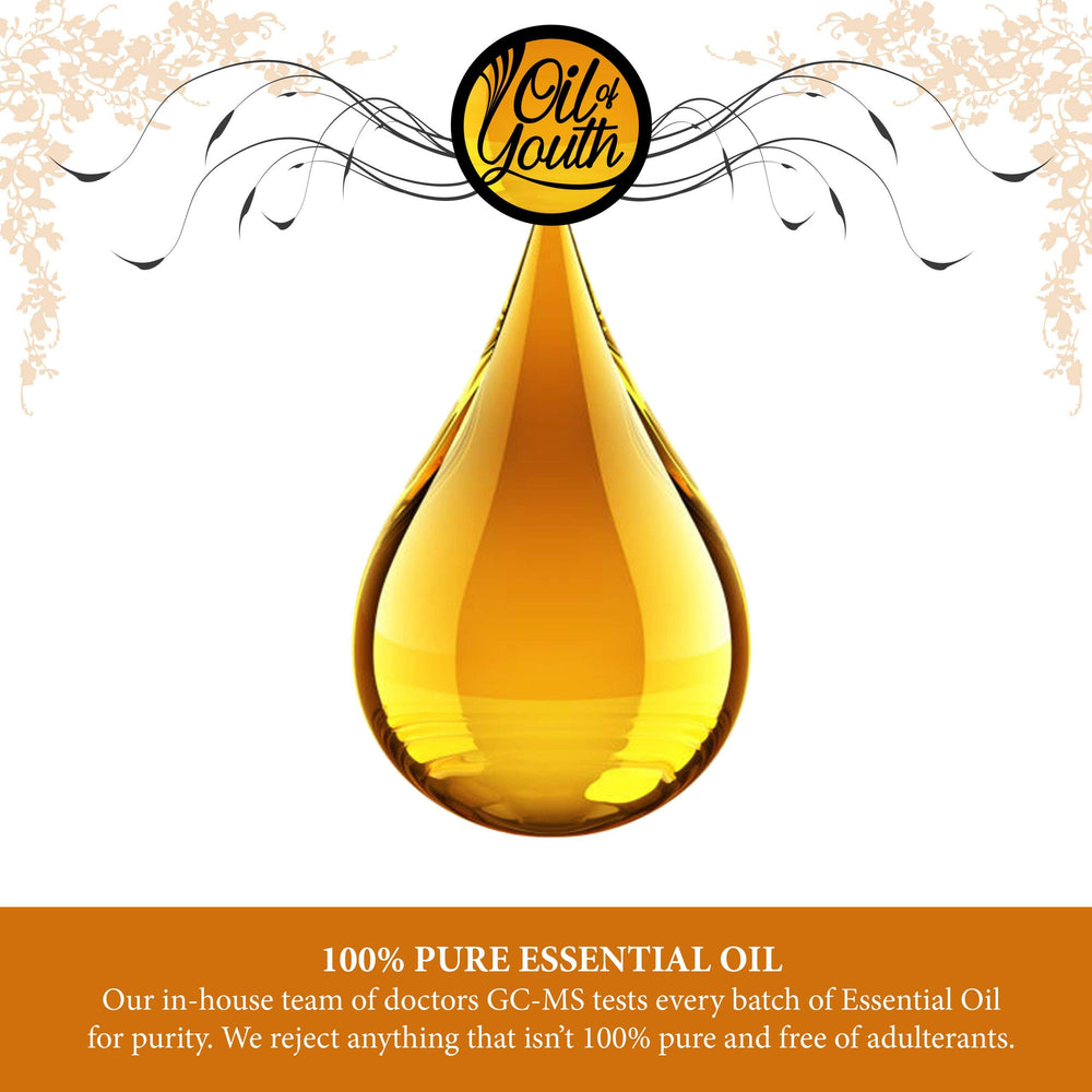 Relaxing aromatherapy session with Oil of Youth Rose Geranium.